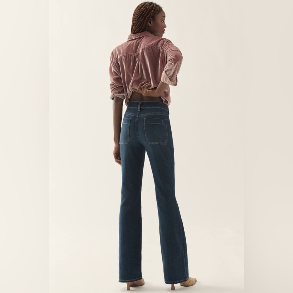 Anthropologie The Icon Flare Jeans by Pilcro: Mid-Rise Edition - Picture 3 of 8